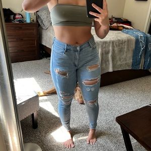 Garage Denim High Rise Skinny Jeans